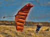 orange-parachute-on-ground
